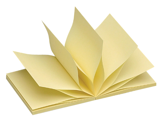 Bloc-mémos Quantore Z-Notes 76x76mm jaune