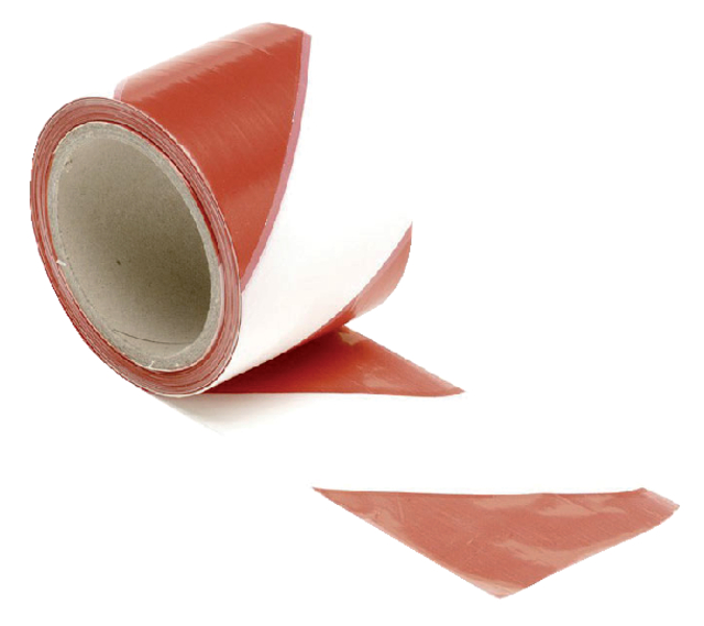 Ruban de signalisation IEZZY 100m rouge-blanc