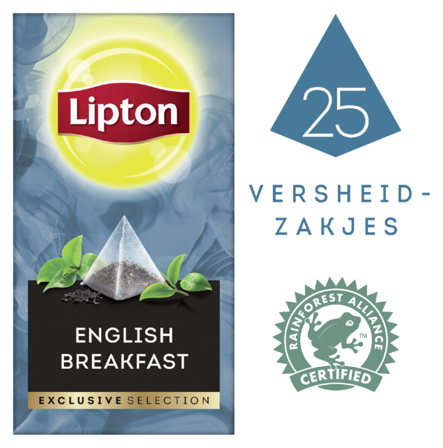 Thé Lipton Exclusive English Breakfast 25x 2g