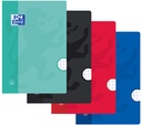 Cahier Oxford School A4 carreau 10x10mm 72 pages 80g assorti