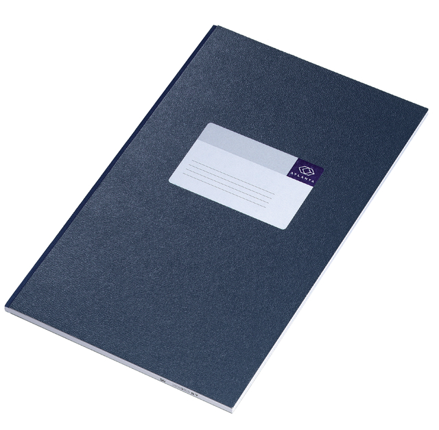 Carnet de notes Djois Atlanta collé 330x205mm 192 pages ligné bleu