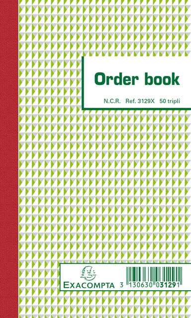 Carnet de commande Exacompta 175x105mm 50x3 feuilles