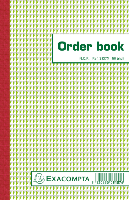 Carnet de commande Exacompta 210x135mm 50x3 feuilles