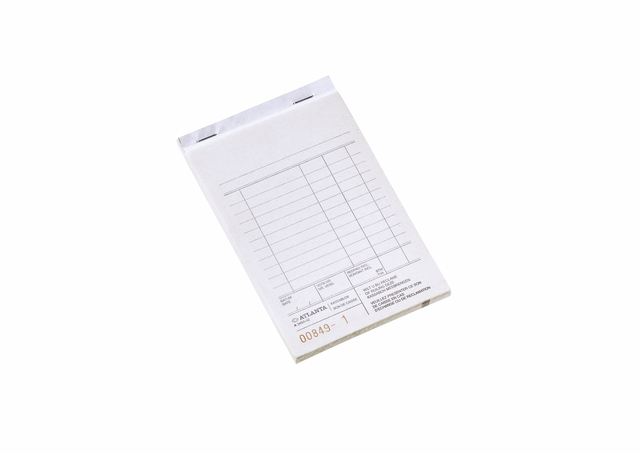 Bloc de caisse Djois Atlanta 142x100mm 50x 2 feuilles carbone sans bois blanc