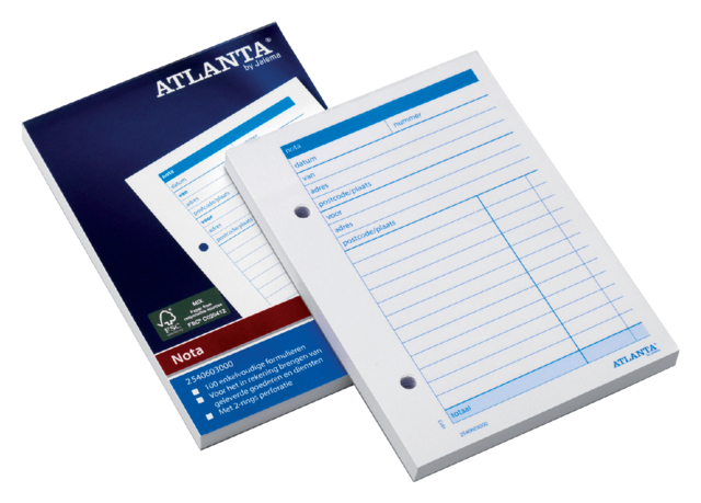 Carnet de factures Djois Atlanta A6 100 feuilles