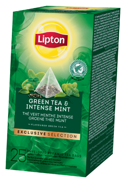 Thee Lipton Exclusive groene thee munt 25x2gr