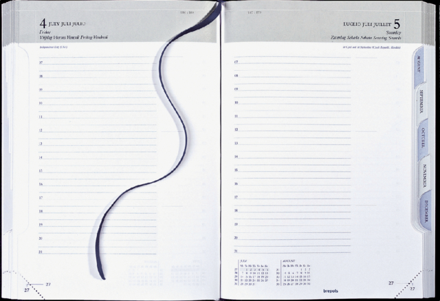 Agenda 2026 Brepols Minister Lima 1 jour/1 page noir