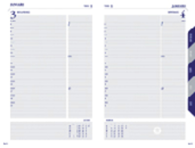 Agenda 2025 Ryam President Mundior 1 jour/1 page noir