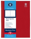 Agenda 2026 Ryam semaine Plus Mundior 7 jours/2 pages rouge