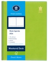 Agenda 2026 Ryam Weekend Desk Lazio 7 jours/2 pages assorti