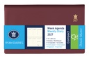 Agenda 2027 Ryam Compact Suprema 7 jours/2 pages bordeaux