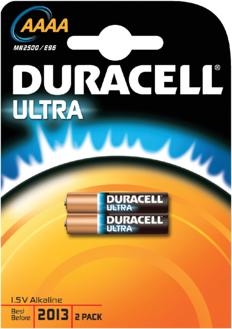 Batterij Duracell 2xAAAA Ultra alkaline