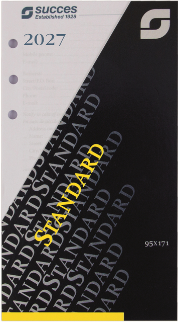 Recharge agenda 2027 Succes Standard 7 jours/2 pages