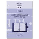 Agendavulling 2026 Kalpa A5 1dag/1pagina