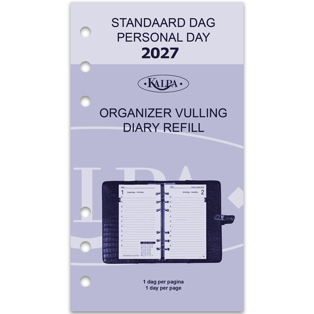 Recharge agenda 2027 Kalpa Personal 1 jour/1 page