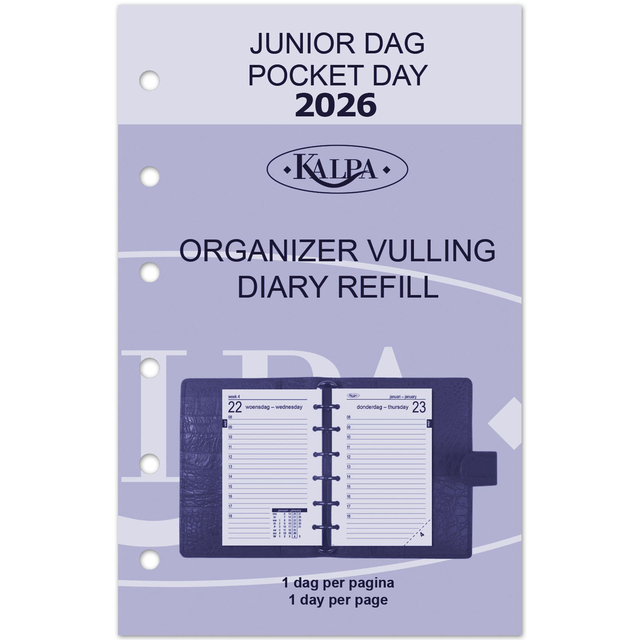 Recharge agenda 2026 Kalpa Pocket 1 jour/1 page