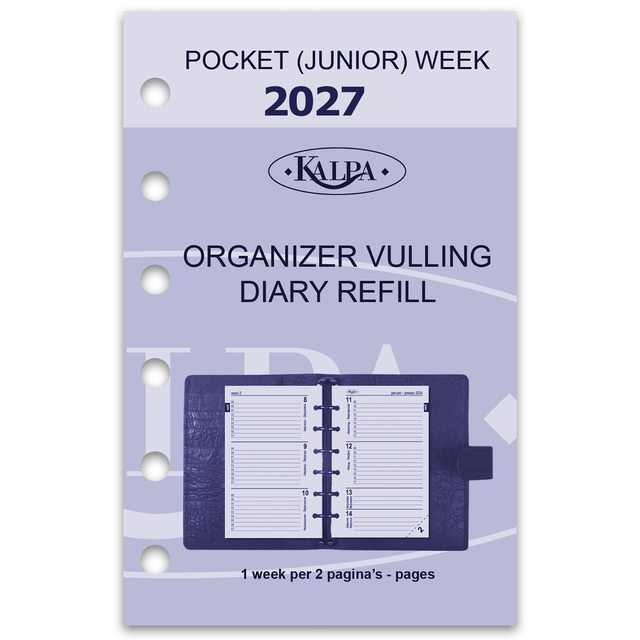 Recharge agenda 2027 Kalpa Pocket 7 jours/2 pages