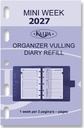 Agendavulling 2026 Kalpa Mini 7dagen/2pagina's