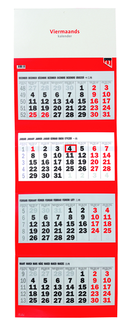 4-Maandskalender 2027 Quantore