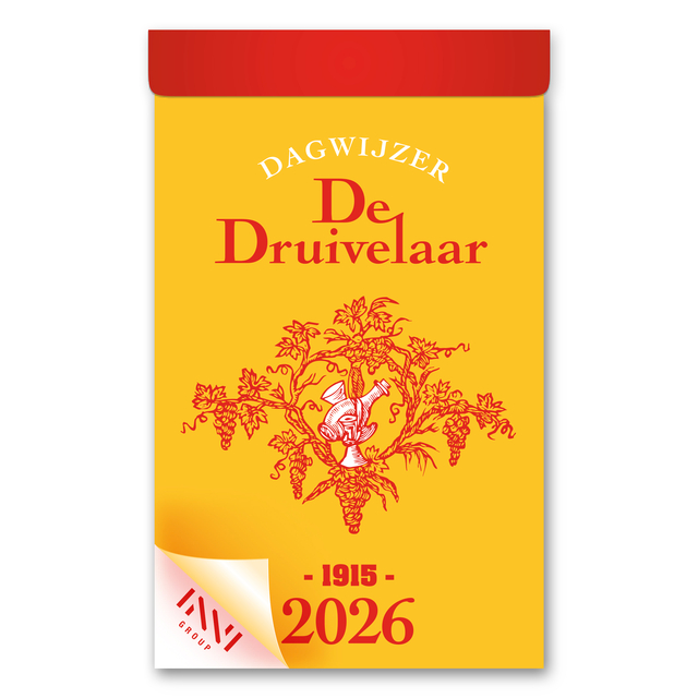 Calendrier journalier à effeuiller 2026 De Druivelaar