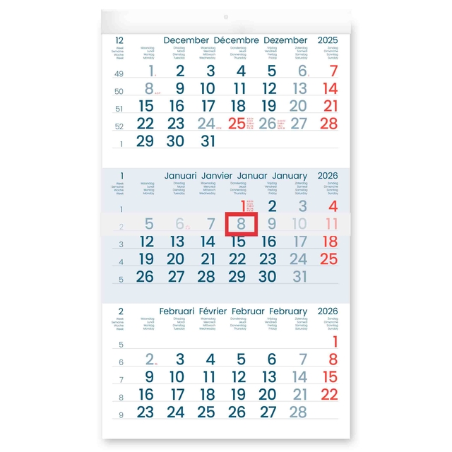 3-Maandskalender 2025 INNI Manager