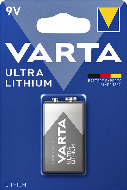 Pile VARTA Ultra Lithium 9V