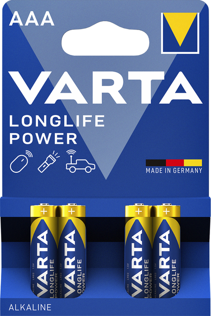 Pile VARTA Longlife Power 4x AAA