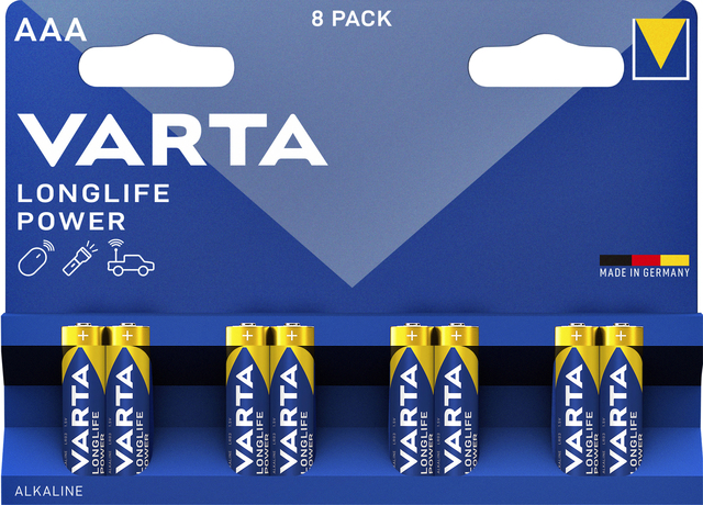 Pile VARTA Longlife Power 8x AAA