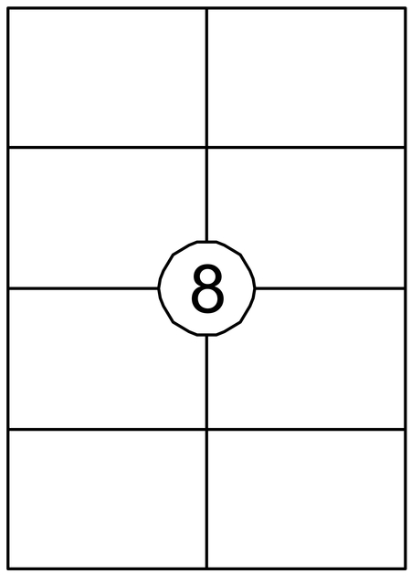 Etiquette Quantore 105x74mm  800 pièces