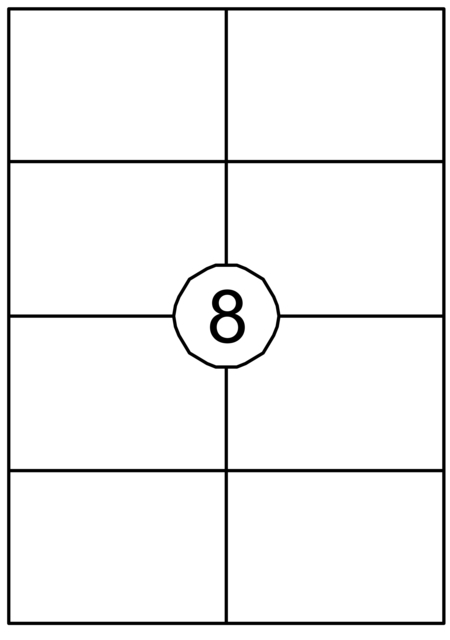 Etiquette Quantore 105x74mm  800 pièces