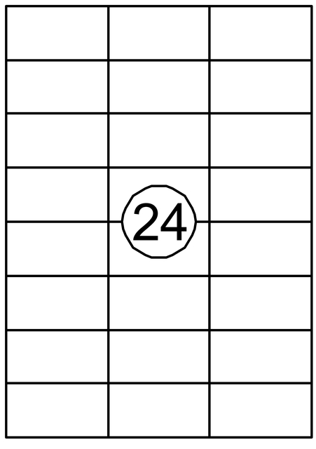 Etiquette Quantore 70x37mm blanc 360 pièces