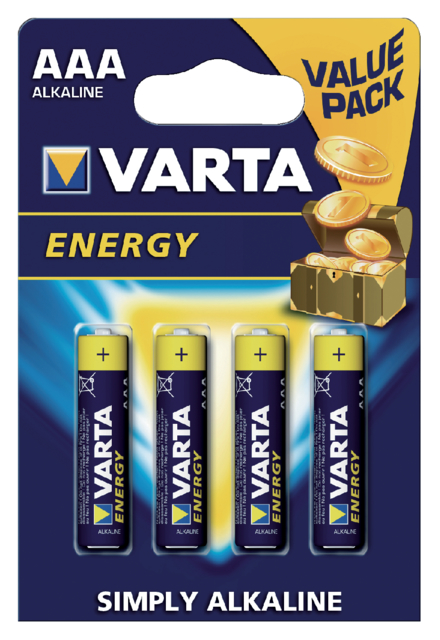 Batterij Varta Energy 4xAAA