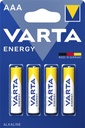 Batterij Varta Energy 4x AAA