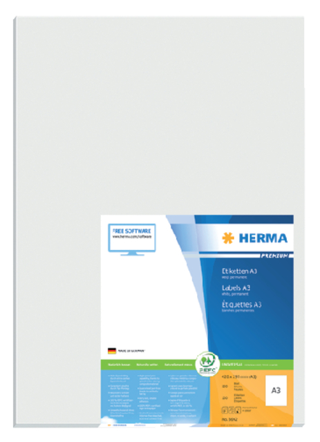 Etiket HERMA 8692 A3 420X297mm 100 etiketten