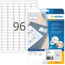 Etiket HERMA 8832 30.5x16.9mm mat wit 2400 stuks