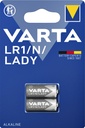 Batterij Varta LR1/N/Lady alkaline blister à 2stuk
