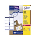Etiket Avery L7165-40 99.1x67.7mm wit 320 stuks