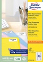 Etiquette Avery L7654-100 45,7x25,4mm blanc 4000 pièces
