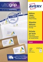 Etiket Avery L7159-250 63.5x33.9mm wit 6000 stuks