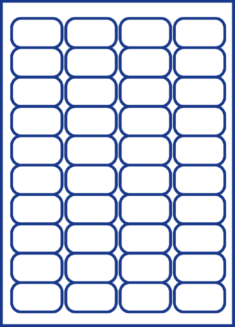Etiquette Avery J8654-25 45,7x25,4mm blanc 1000 pièces