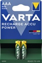 Batterij oplaadbaar VARTA 2x AAA 800mAh ready2use