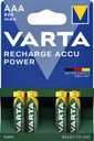 Batterij oplaadbaar VARTA 4x AAA 800mAh ready2use
