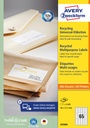 Etiquette Avery Zweckform LR3666 38x21,2mm recyclé blanc 6500 pcs
