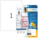 Etiket HERMA 8020 210x297mm transparant 25 stuks