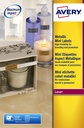 Etiquette Avery L7680-25 38,1x21,2mm doré 1625 pièces
