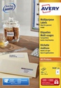 Etiket Avery L4745REV-25 96x63.5mm wit 200 etiketten