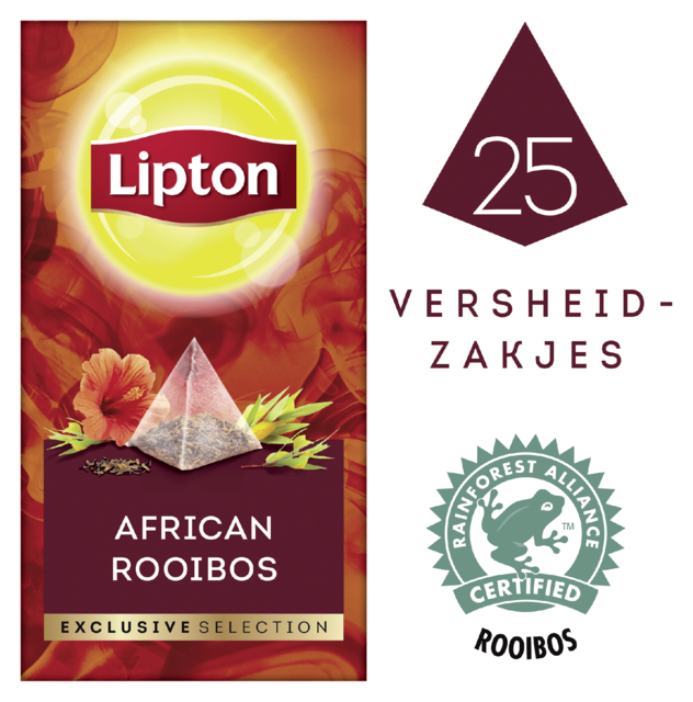 Thee Lipton Exclusive Afrikaanse rooibos 25x2gr