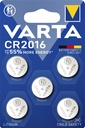 Pile bouton VARTA 5x CR2016 lithium