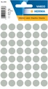 Etiket HERMA 1858 rond 13mm grijs 240 stuks