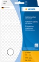 Etiket HERMA 2210 rond 8mm wit 5632 stuks